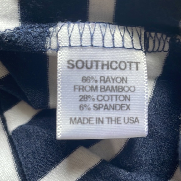 Southcott navy and white striped tank top - Picture 4 of 4